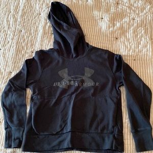 Under Armour black hoodie. Size Medium.